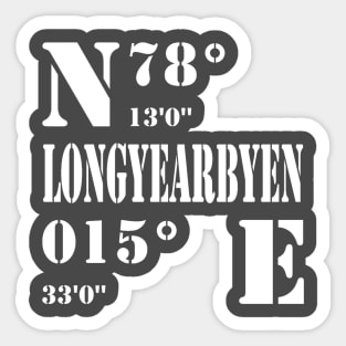 Longyearbyen Sticker